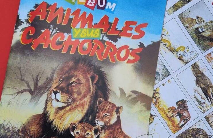 Animales y Sus Cachorros: Álbum Completo A Pegar foto 1