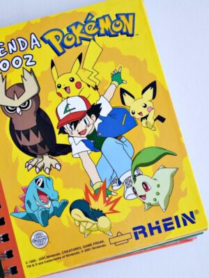 Pokémon, Agenda (Amarilla) (Salo, 2002): Álbum Completo (Con todas sus láminas pegadas)