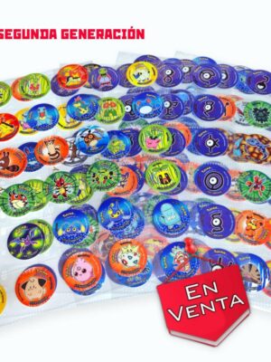 Pokémon, Tazos 2ra Generación [Colección Completa]