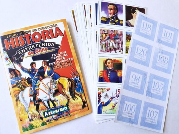 Historia De Chile (Entretenida) (Artecrom): Álbum Completo a pegar