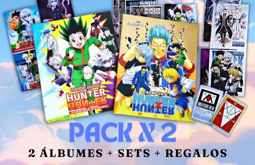 . Promos Hunter X [Colección]: 2 Álbumes Completos A Pegar [Últimas Unidades] foto 1