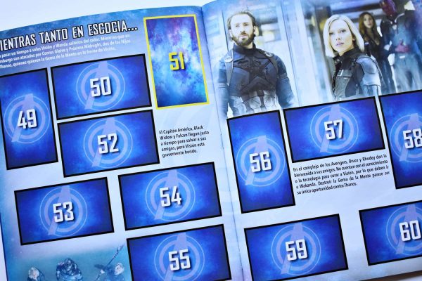 Avengers, Camino a Endgame (Panini, 2019): Álbum Vacío (Sin láminas)
