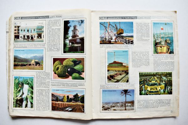 Chile Geografico y Turistico (Artecrom, 1975): Faltan 9 Láminas (Álbum)