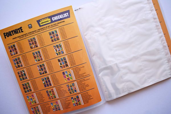 Fortnite, Trading Cards (Panini, 2019): Álbum Vacío (Sin láminas)