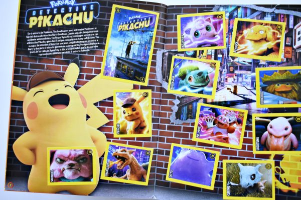 Pokémon, Detective Pikachu (Independiente, 2019): Álbum Completo (Con todas sus láminas pegadas)
