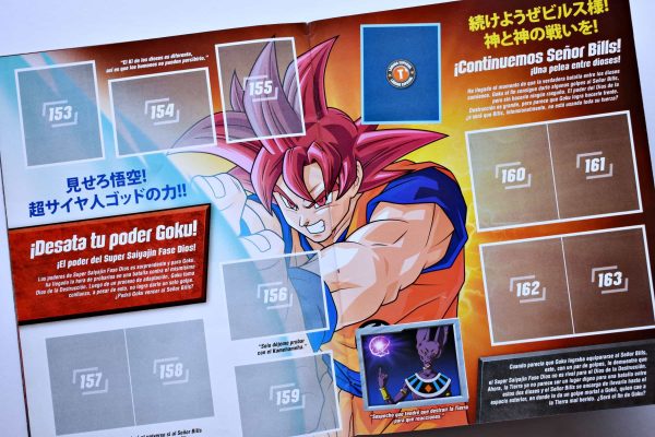 Dragon Ball Super Batalla de los Dioses (Big-Bang, 2018): Tiene 5 Láminas (Álbum)