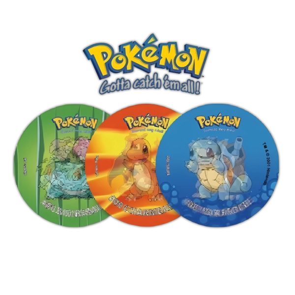 Pokémon, Tazos 3D 1ra Generación [Colección Completa]