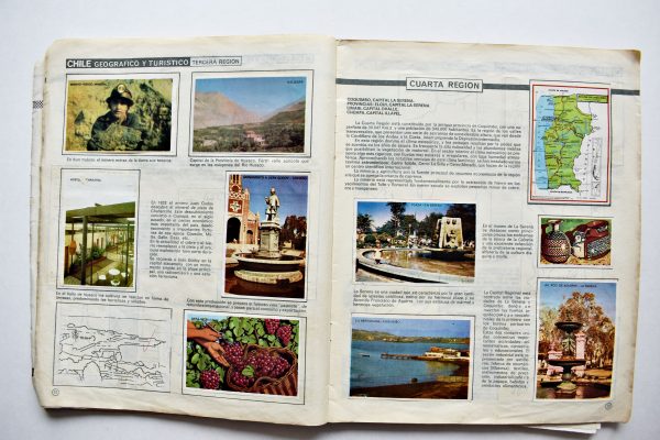 Chile Geografico y Turistico (Artecrom, 1975): Faltan 9 Láminas (Álbum)