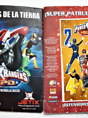 Power Rangers S.P.D. (Salo, 2006): Faltan 2 Láminas (Álbum)