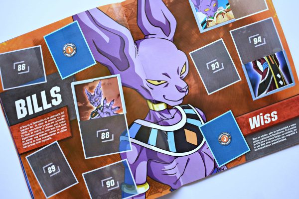 Dragon Ball Super Batalla de los Dioses (Big-Bang, 2018): Tiene 16 Láminas (Álbum)
