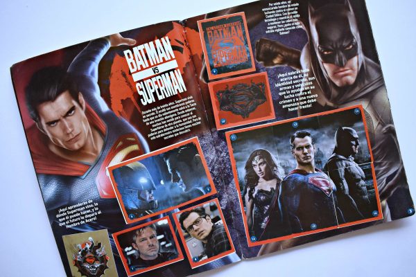 Batman V Superman (Big-Bang, 2016): Álbum Completo (Con todas sus láminas pegadas)