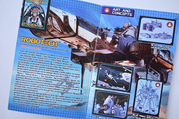 Robotech, Mini Álbum (Darkbox Sticker, 2020): Álbum Completo (Con todas sus láminas pegadas)