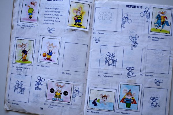 Topo Gigo Ecologico (Topo Gigio) (Artecrom, 1990): Tiene 74 Láminas (Álbum)