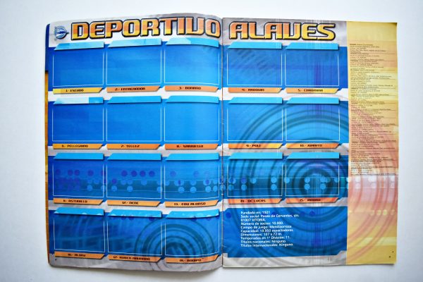 Liga Española 2005-2006 (Panini, 2005): Álbum Vacío (Sin láminas)