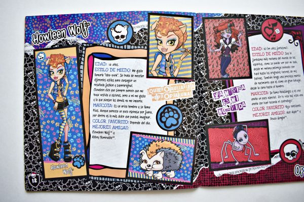 Monster High Skull Life (Panini, 2013): Álbum Completo (Con todas sus láminas pegadas)