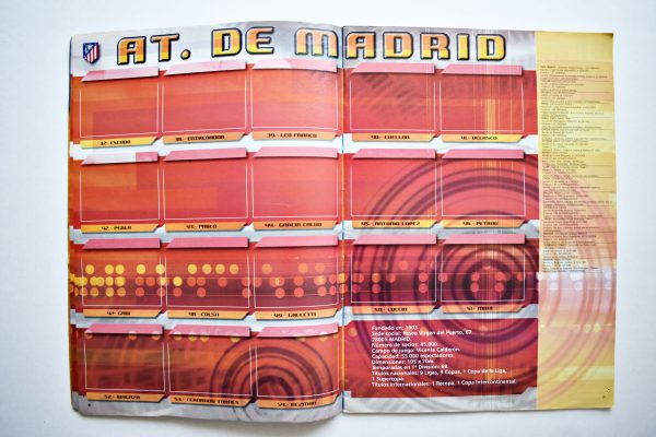 Liga Española 2005-2006 (Panini, 2005): Álbum Vacío (Sin láminas)