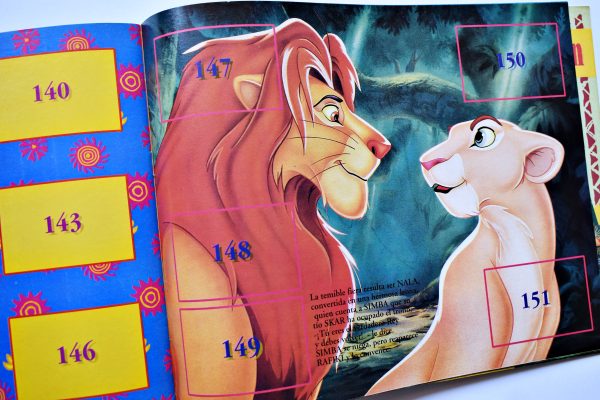 El Rey León (Salo, 1994): Álbum Vacío (Sin láminas)