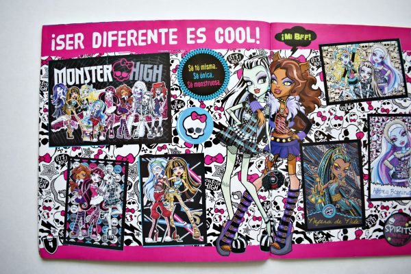 Monster High Skull Life (Panini, 2013): Álbum Completo (Con todas sus láminas pegadas)