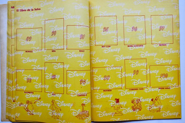 Disney (Salo, 1987): Álbum Vacío (Sin láminas)