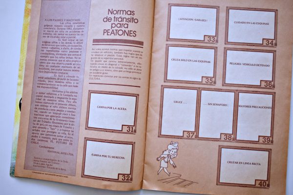 El Patrullero Escolar (Artecrom, 1982): Tiene 6 Láminas