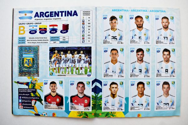 Copa América 2019 Brasil (Panini, 2019): Álbum Completo (Con todas sus láminas pegadas)