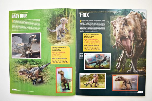 Jurassic World, Definitivo (Panini, 2020): Álbum Completo (Con todas sus láminas pegadas)