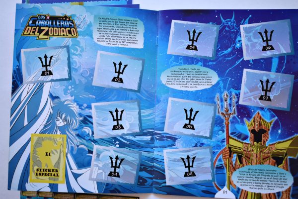 Caballeros Del Zodiaco, Poseidon: Álbum Completo A Pegar