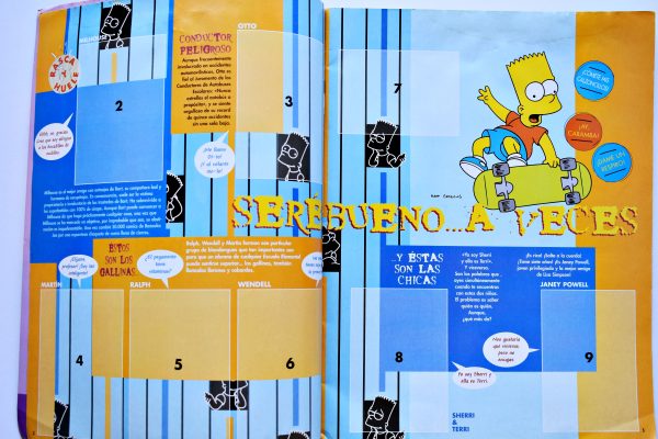The Simpsons Un Clásico de Springfield (Panini, 2006): Álbum Vacío (Sin láminas)