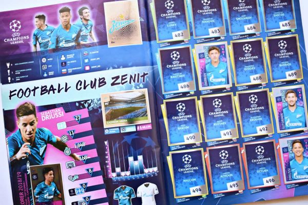UEFA Champions League 2019-2020 (Panini, 2019): Tiene 81 Láminas (Álbum)