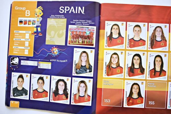 Copa Mundial 2019 Francia (Femenina) (Panini, 2019): Faltan 55 Láminas (Álbum)