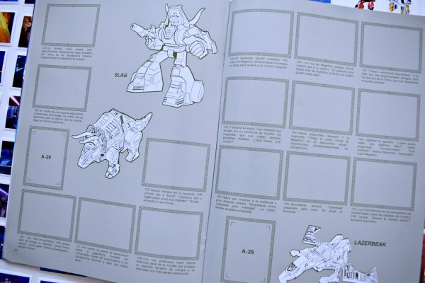 . 1 Álbum: Transformers 86': Álbum Completo A Pegar