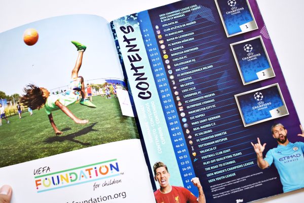 UEFA Champions League 2019-2020 (Panini, 2019): Álbum Vacío (Sin láminas)