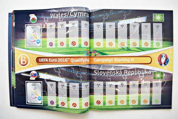 UEFA Euro 2016 France 2016 (Panini, 2016): Álbum Vacío (Sin láminas)