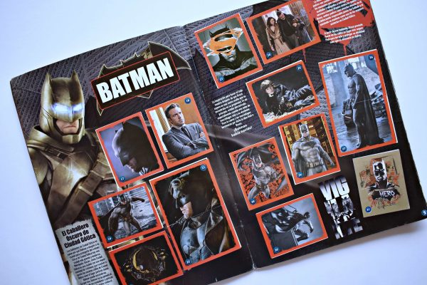 Batman V Superman (Big-Bang, 2016): Álbum Completo (Con todas sus láminas pegadas)