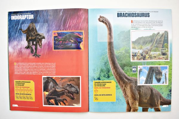 Jurassic World, Definitivo (Panini, 2020): Álbum Completo (Con todas sus láminas pegadas)