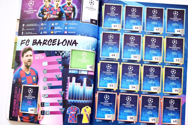 UEFA Champions League 2019-2020 (Panini, 2019): Álbum Vacío (Sin láminas)