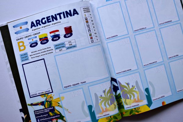 Copa América 2019 Brasil (Panini, 2019): Álbum Vacío Tapa Dura (Sin láminas)