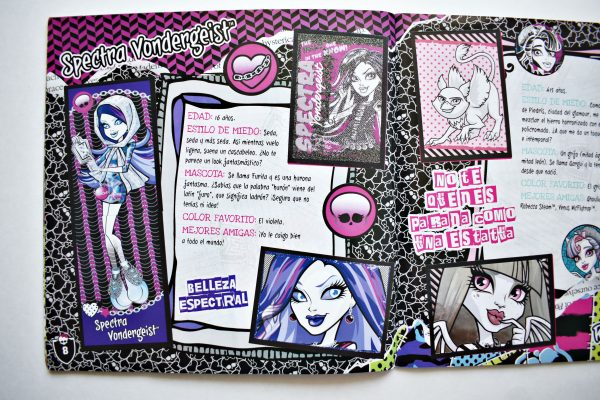 Monster High Skull Life (Panini, 2013): Álbum Completo (Con todas sus láminas pegadas)