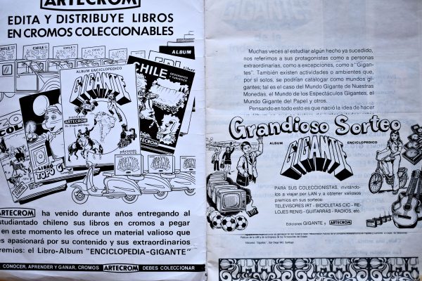 Gigante, Álbum Enciclopédico (Artecrom, 1975): Álbum Completo (Con todas sus láminas pegadas)