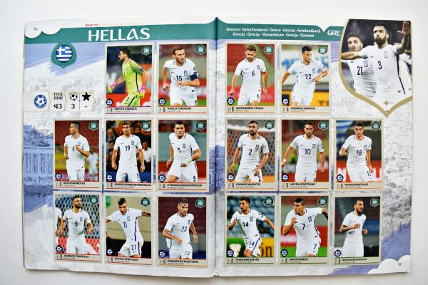 Copa Mundial 2018 Russia, Road to 2018 FIFA World Cup Russia (Panini, 2018): Faltan 11 Láminas (Álbum)