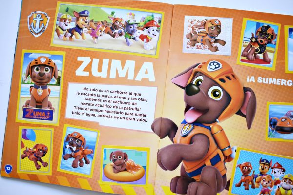Paw Patrol ¡Héroes en Acción! (Panini, 2019): Álbum Completo (Con todas sus láminas pegadas)