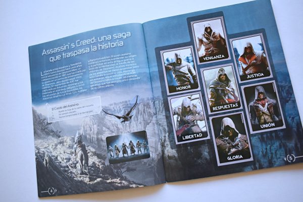 Assassin's Creed (Big-Bang, 2014): Álbum Completo (Con todas sus láminas pegadas)