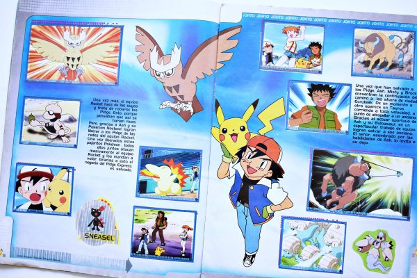 Pokémon Johto (Salo, 2002): Faltan 103 Láminas