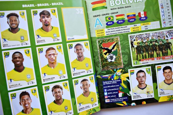 Copa América 2019 Brasil (Panini, 2019): Faltan 5 Láminas (Álbum)