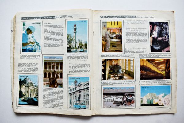 Chile Geografico y Turistico (Artecrom, 1975): Faltan 9 Láminas (Álbum)