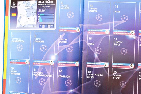 UEFA Champions League 2006-2007 (Panini, 2006): Álbum Vacío (Sin láminas)