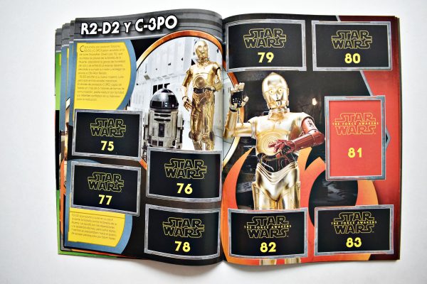 Star Wars The Force Awakens (Topps, 2016): Álbum Vacío (Sin láminas)