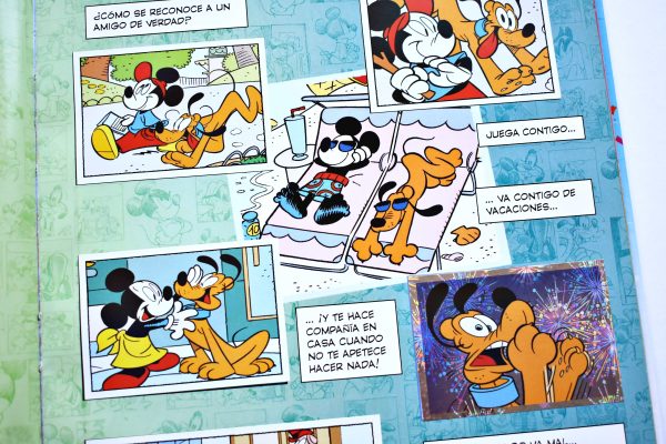 Mickey Mouse Sticker Story 90 Años (Panini, 2019): Álbum Completo (Con todas sus láminas pegadas)