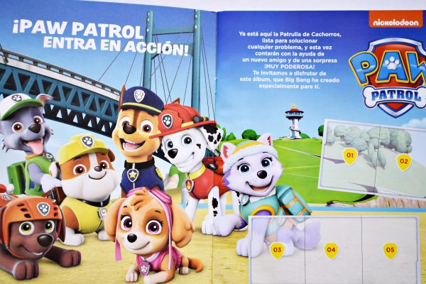Paw Patrol ¡Héroes en Acción! (Panini, 2019): Álbum Vacío (Sin láminas)