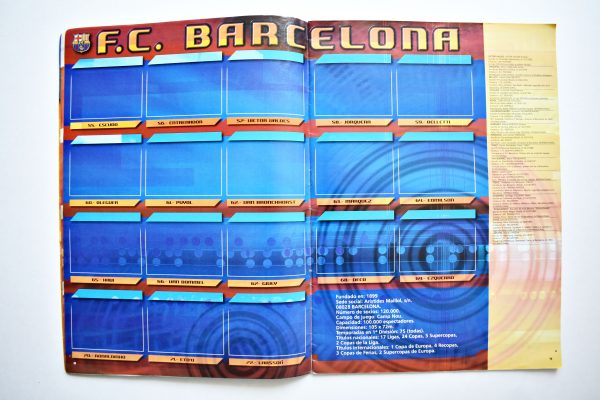 Liga Española 2005-2006 (Panini, 2005): Álbum Vacío (Sin láminas)